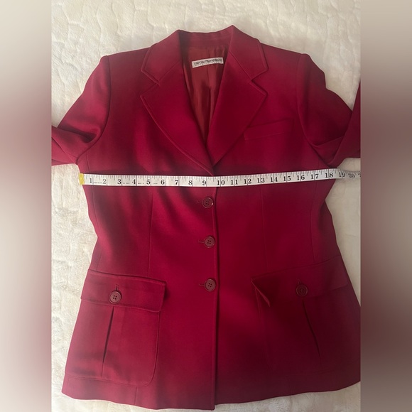 Emporio Armani Red Blazer size S - Picture 6 of 13